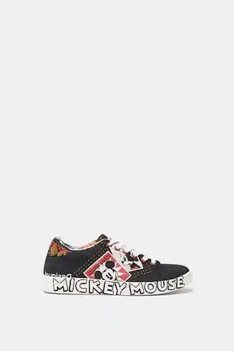 Desigual Denim sneakers met Mickey Mouse - BLACK - 36 aanbieding