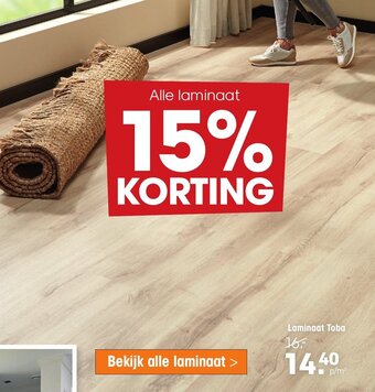 Kwantum Laminaat toba aanbieding