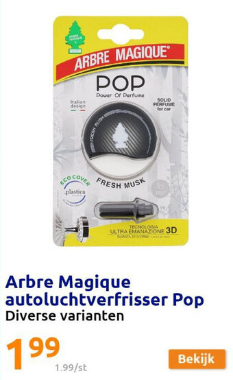 Action Arbre Magique autoluchtverfrisser Pop aanbieding