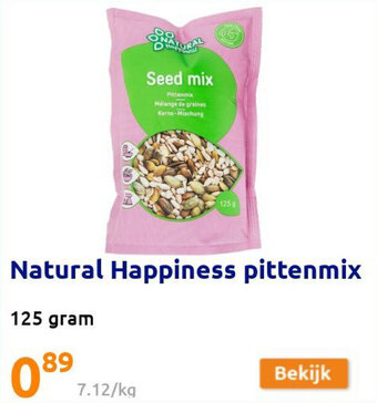 Action Natural Happiness pittenmix aanbieding