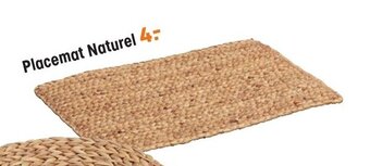 Kwantum Placemat naturel aanbieding
