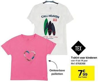 Carrefour T-shirt voor kinderen aanbieding