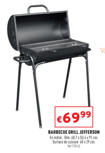 Trafic Barbecue Grill Jefferson aanbieding
