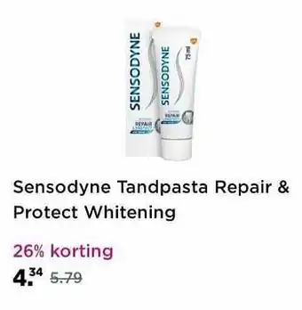 Sensodyne tandpasta repair + protect whitening