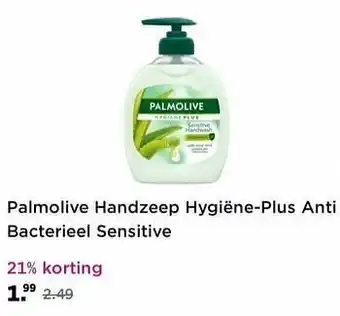 Plein.nl Palmolive handzeep hygiëne-plus anti bacterieel sensitive aanbieding