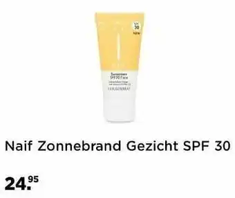 Plein.nl Naif zonnebrand gezicht spf 30 aanbieding