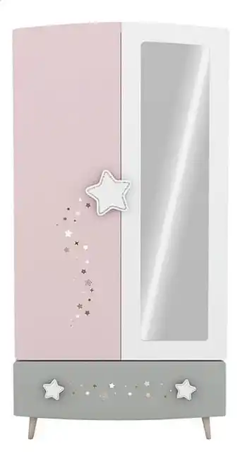 Kast met 2 deuren en 1 lade Stella