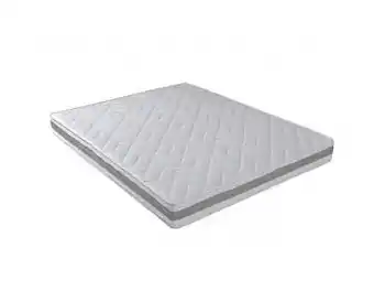 De Matrassen Gigant Matelas Jaritex à ressorts ensachés et latex coloris blanc-100x190cm-Moyen aanbieding