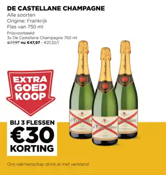 Jumbo De castellane champagne 750ml aanbieding