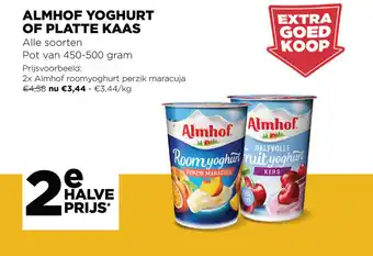 Jumbo Almhof yoghurt of platte kaas 450-500g aanbieding