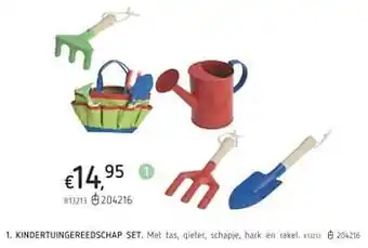 Dreamland Kindertuingereedschap set aanbieding