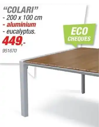 Hubo Garden Plus "Colari" 200 x 100 cm aanbieding