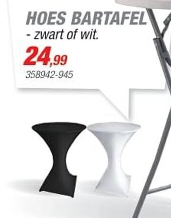 Hubo Hoes Bartafel aanbieding