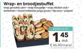 Bon Ap Wrap En Broodjesbuffet aanbieding