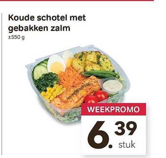 Bon Ap Koude Schotel Met Gebakken Zalm aanbieding