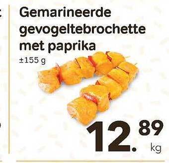 Bon Ap Gemarineerde Gevogeltebrochette Met Paprika aanbieding