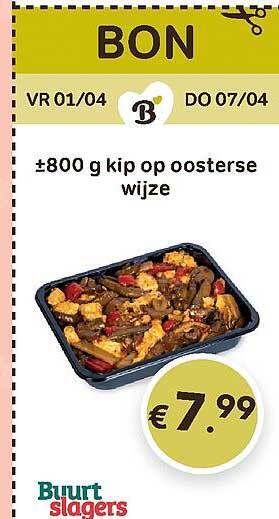Bon Ap Kip Op Oosterse Wijze aanbieding