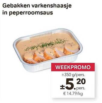 Bon Ap Gebakken Varkenshaasje In Peperromsaus aanbieding