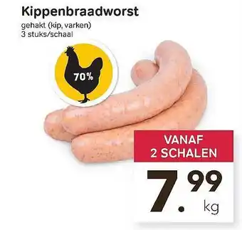 Bon Ap Kippenbraadworst Gehakt aanbieding