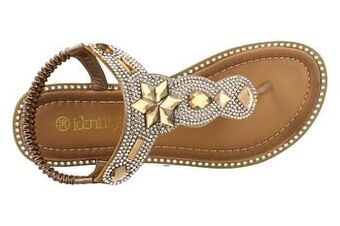 Berca Shoes Identity Sandaal Dames - Brons aanbieding