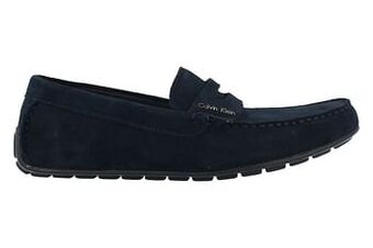 Berca Shoes Calvin Klein Mocassin Heren Ivan Calf Suede - Blauw aanbieding