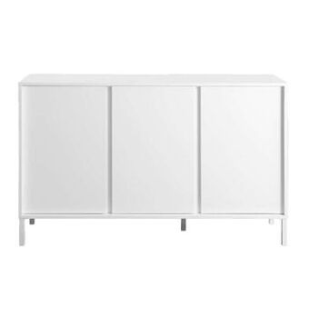 Leen Bakker Dressoir Salerno - hoogglans wit - 79x138x43 cm - Leen Bakker aanbieding