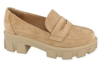 Berca Shoes Claudia Ghizzani Loafer Dames Trend Loafer - Beige aanbieding