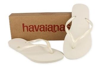 Berca Shoes Havaianas Slipper Dames Slim Fit Premium - Wit aanbieding