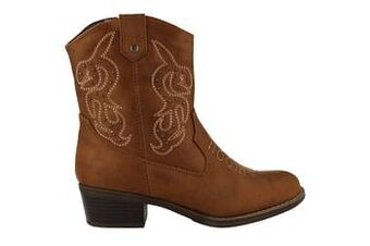 Berca Shoes Sprox Laars Dames Trend Western - Cognac aanbieding