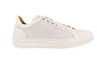 Berca Shoes Cnudde - Luxurious Handmade Shoes Italy Veterschoen Heren Volledig Leder Clean White - Wit aanbieding