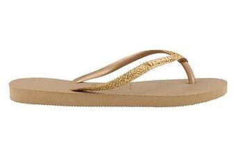 Havaianas Badslipper Dames Slim Glitter - Rosegold