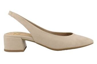 Berca Shoes Marco Tozzi Pump Dames Trend Sling Back - Beige aanbieding