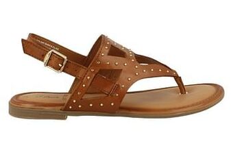 Berca Shoes S. Oliver Sandaal Dames Trend Studs - Cognac aanbieding