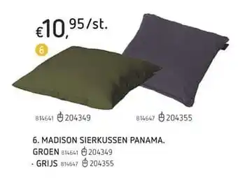 Dreamland Madison sierkussen panama groen aanbieding