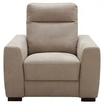 Leen Bakker Relaxfauteuil James - lederlook - zilvergrijs - Leen Bakker aanbieding