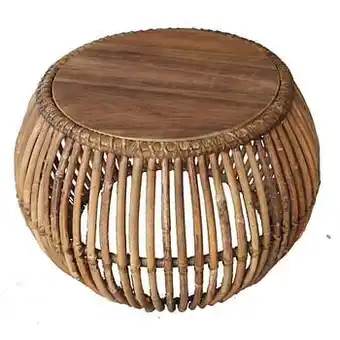 Leen Bakker Salontafel Sean - bruin - 60x45 cm - Leen Bakker aanbieding