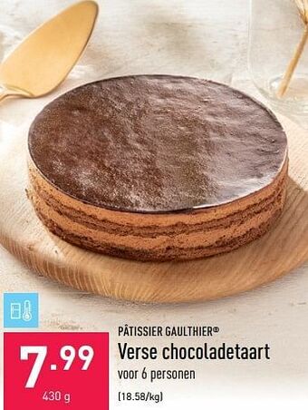 ALDI Verse chocoladetaart aanbieding