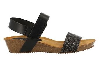 Berca Shoes Hee! Sandaal Dames Comfort - Zwart aanbieding