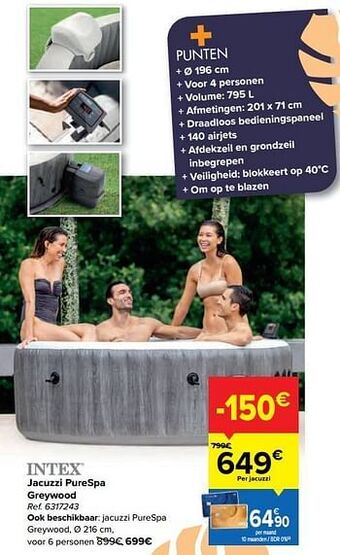 Jacuzzi purespa greywood