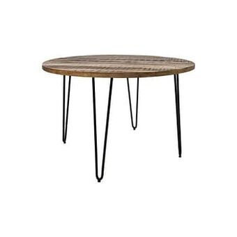 Leen Bakker HSM Collection eetkamertafel Valencia - naturelkleur - 77x120 cm - Leen Bakker aanbieding