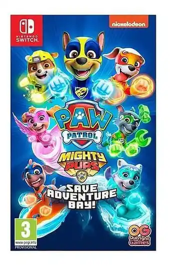 Dreamland Nintendo Switch Paw Patrol Mighty Pups Save Adventure Bay ENG/FR aanbieding