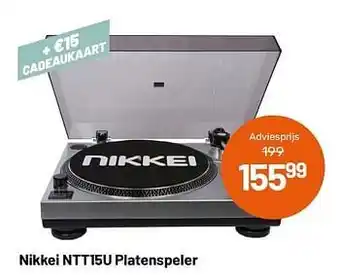 Nikkei ntt15u platenspeler