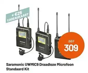 Saramonic uwmic9 draadloze microfoon standaard kit