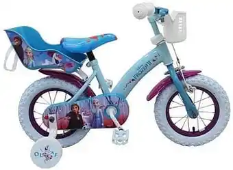 ToyChamp Frozen 2 12" meisjesfiets met poppenzitje aanbieding