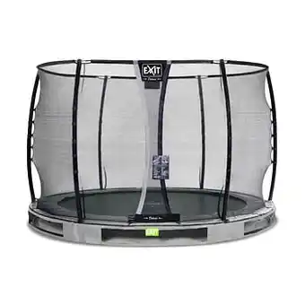 Brico Exit in-ground trampoline Elegant Premium met veiligheidsnet Deluxe ø305cm grijs aanbieding