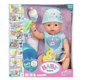 ToyChamp BABY Born Soft Touch jongen aanbieding