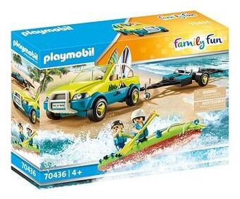 Dreamland PLAYMOBIL Family Fun 70436 Strandwagen met kano’s aanbieding
