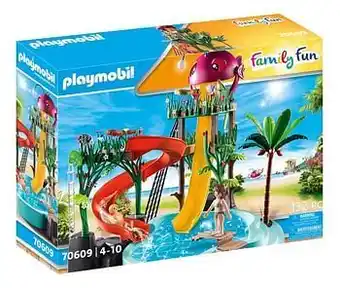 Dreamland PLAYMOBIL Family Fun 70609 Waterpark met glijbanen aanbieding