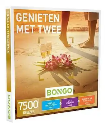 Bongo cadeaubon Genieten met Twee