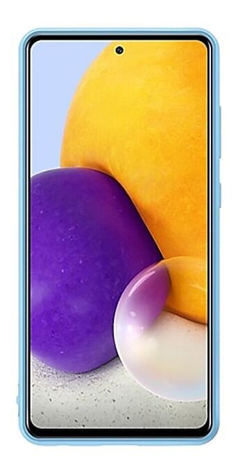 Samsung siliconen cover voor Samsung Galaxy A72 blauw